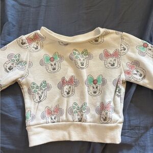 Kids Minnie Mouse Printed Sweatshirt